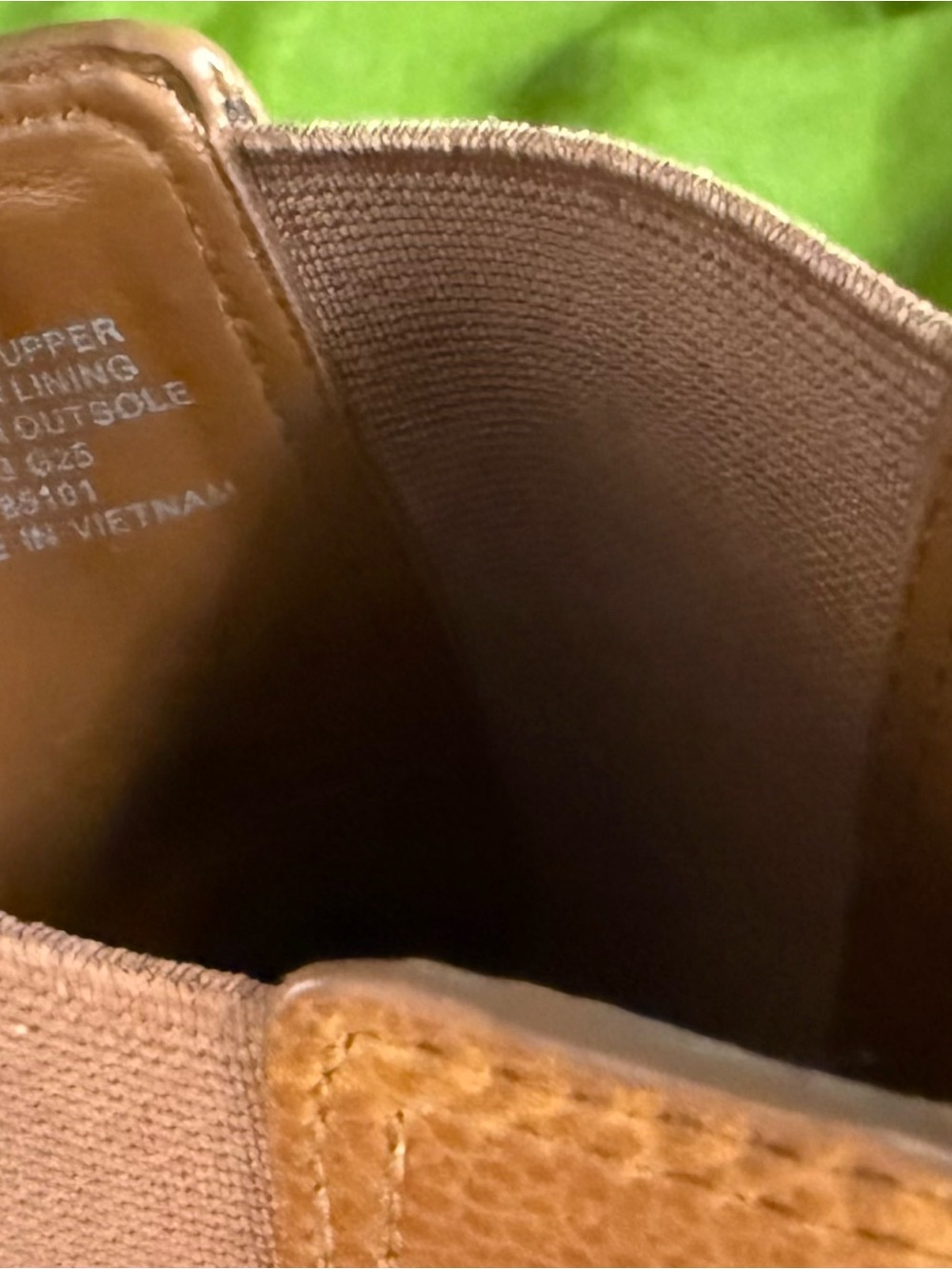 Tory Burch Chestnut Tan Leather Chelsea Block Heel Boots - Picture 6 of 12